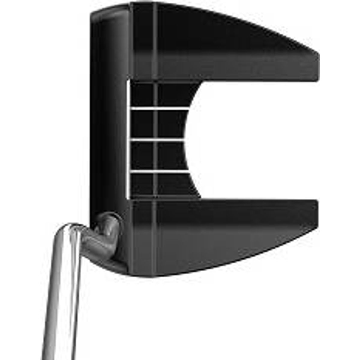 Wilson Staff Infinite Bucktown Double Bend Neck Dame Putter - Sort - Højre - Str. 33" - Wilson Staff COUNTERBALANCED (2022) Oversize Lyseblå/Hvid