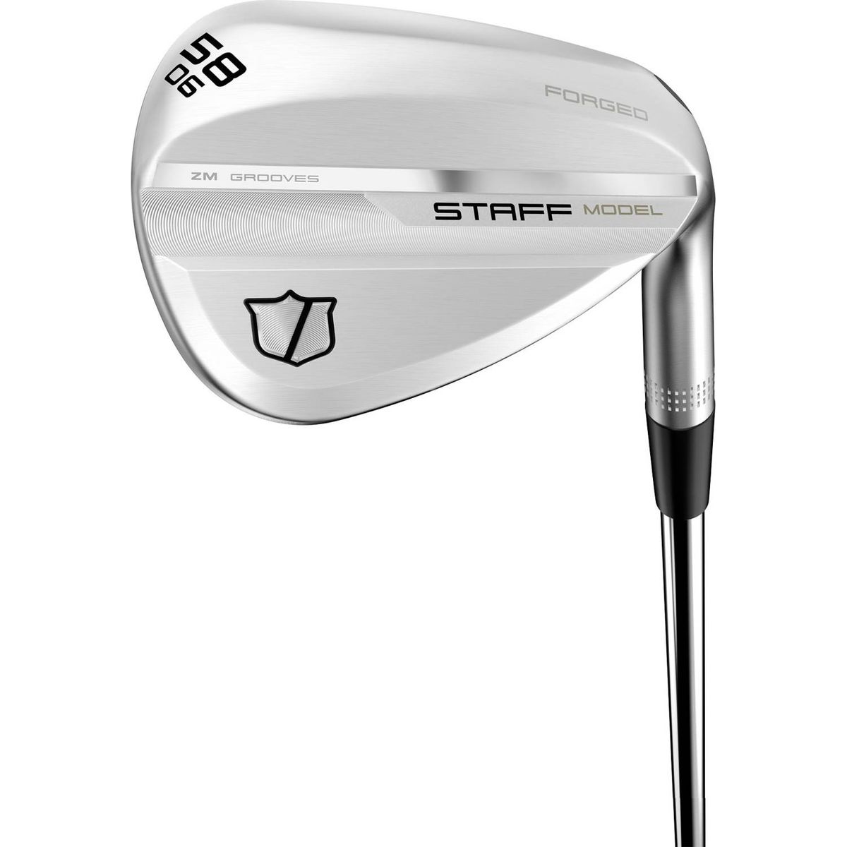 Wilson Staff Staff Model ZM Herre Sand Wedge - Chrome - Venstre - 56.0° / 10° / ZM - True Temper Dynamic Golf Spinner 115 Stiff S200 Stål