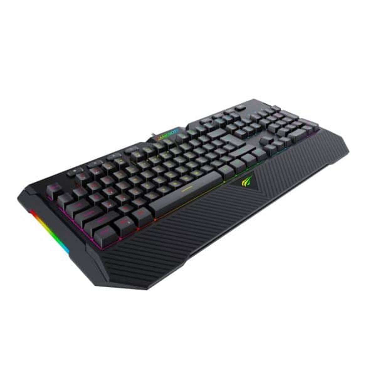 Havit GAMENOTE KB486L Tastatur Semimekanisk RGB Kabling Nordisk