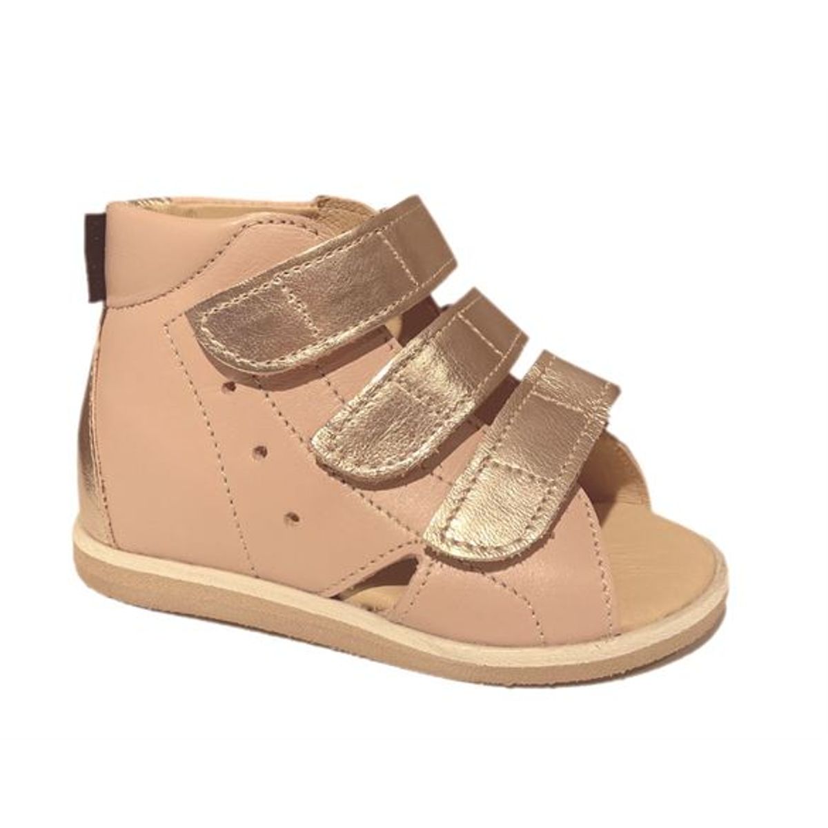 Aurelka sandal, nude/rose gold - sandal med ekstra støtte