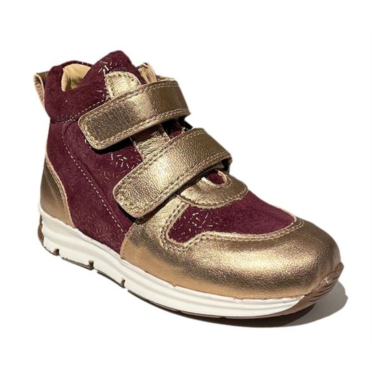 Arauto Rap vandtæt sporty sneakers, guld/bordeaux