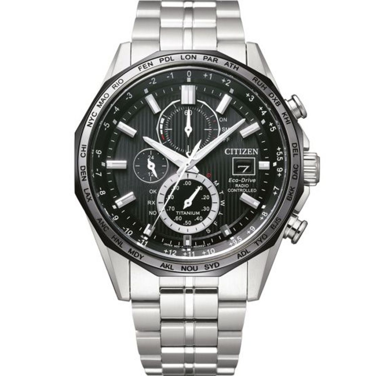 Citizen Eco-Drive Radio Controlled Titanium AT8218-81E Herreur