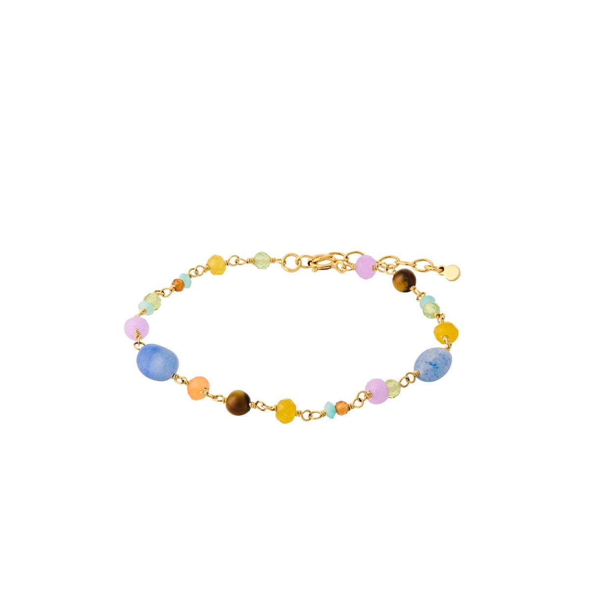 Summer Shades Bracelet Forgyldt Sølv Armbånd fra Pernille Corydon med Sten