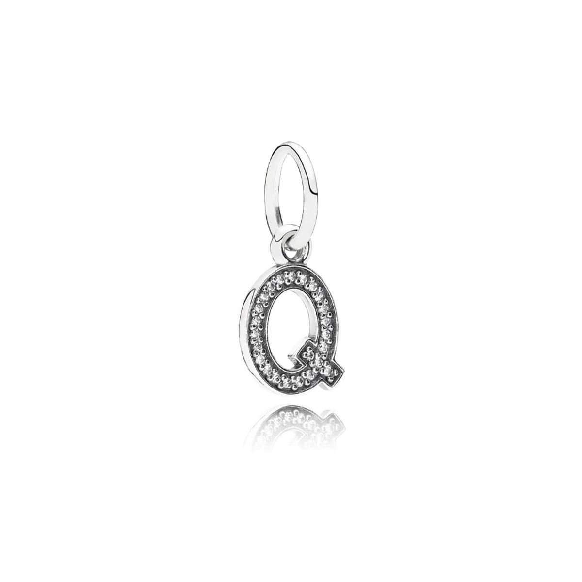 Pandora Q Sterling Sølv Charm 791329CZ