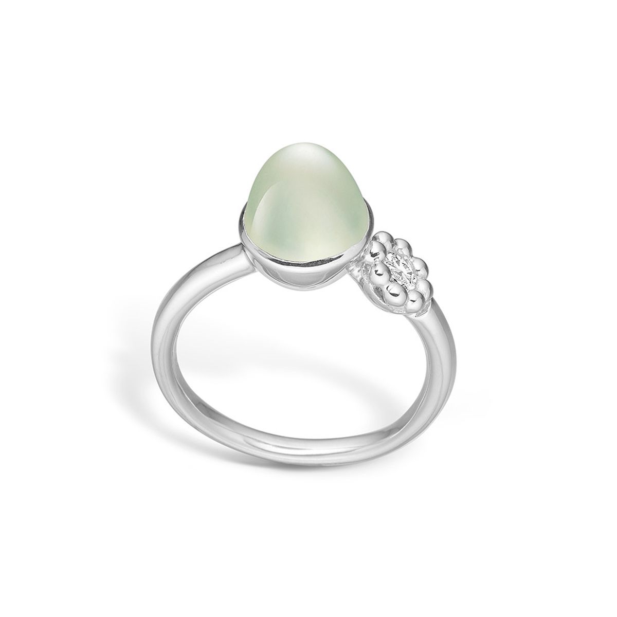 Blossom Sølv Ring med Prehnite 21632014-17