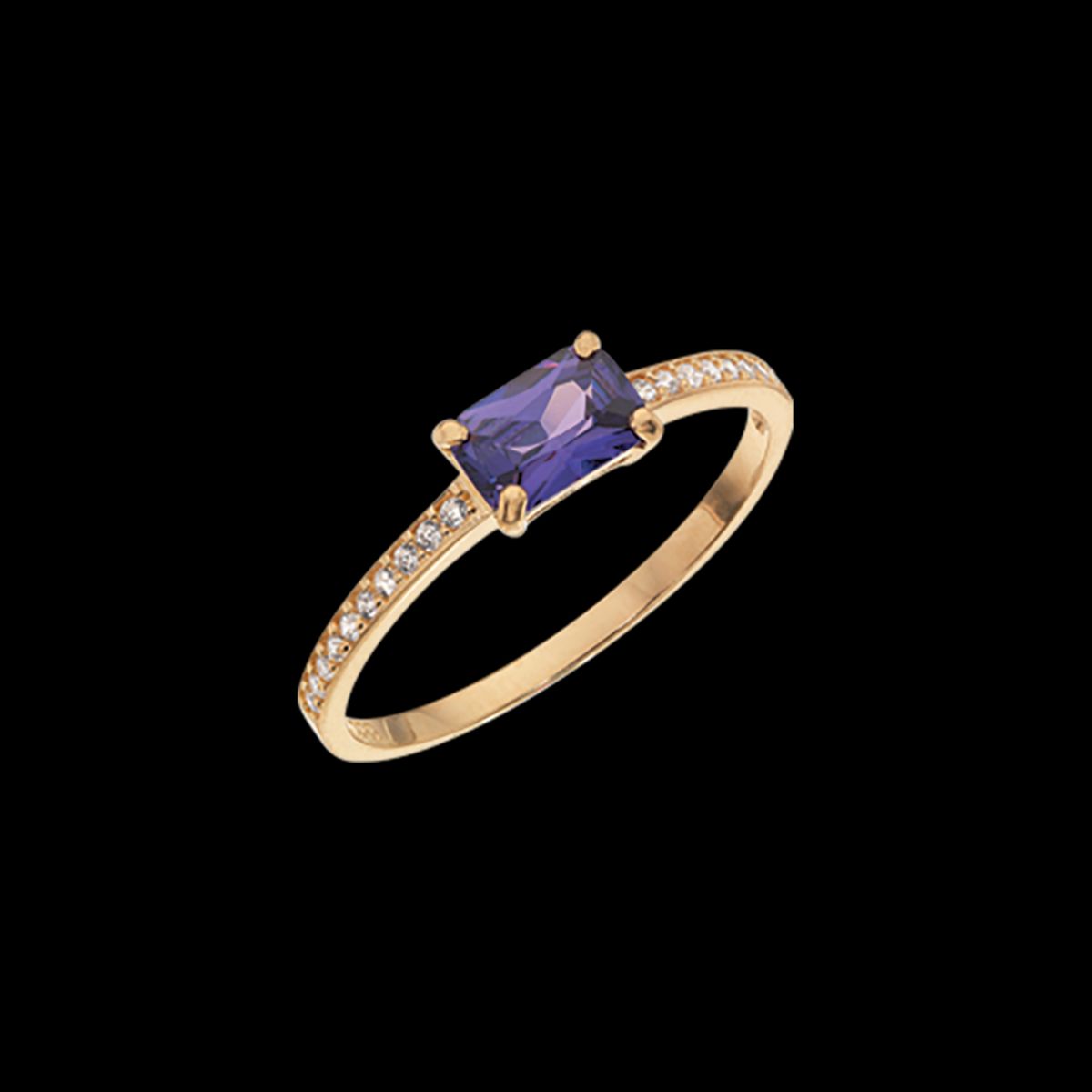 Scrouples Glow 8 Karat Guld Ring 712493