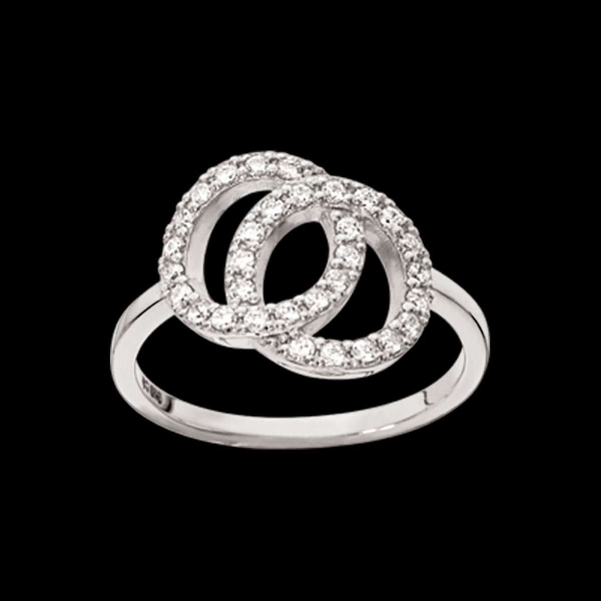 Scrouples Soho Cirkel Sterling Sølv Ring 724362