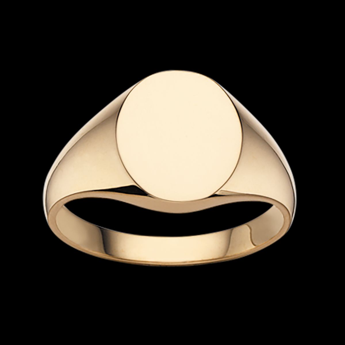 Scrouples Signet Oval 8 Karat Guld Herrering 791033