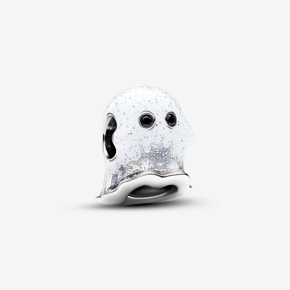 Pandora Moments Glow In The Dark Boo Ghost Charm i Sterling Sølv