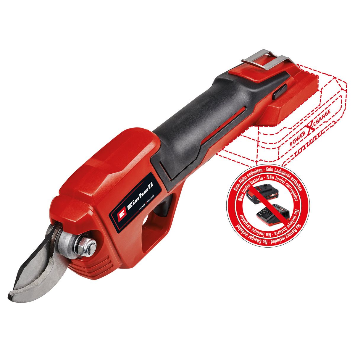 Einhell GE-LS 18 Li akku beskæresaks 28 mm u/batteri og lader