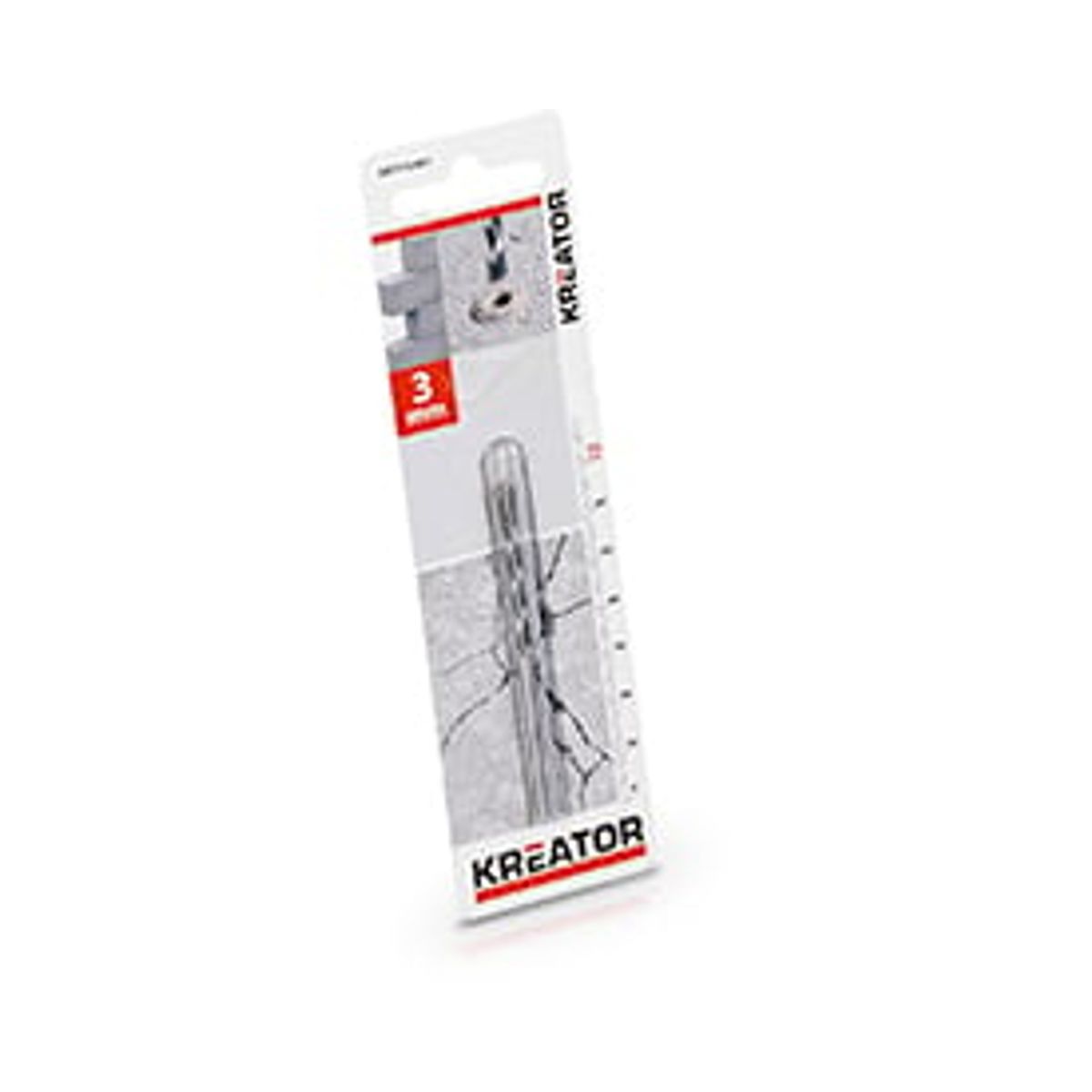 Betonbor 3,0 mm x 70 mm - med HM platte