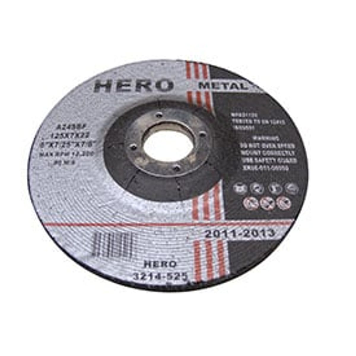 HERO Slibeskiver metal 7,0 x125 mm