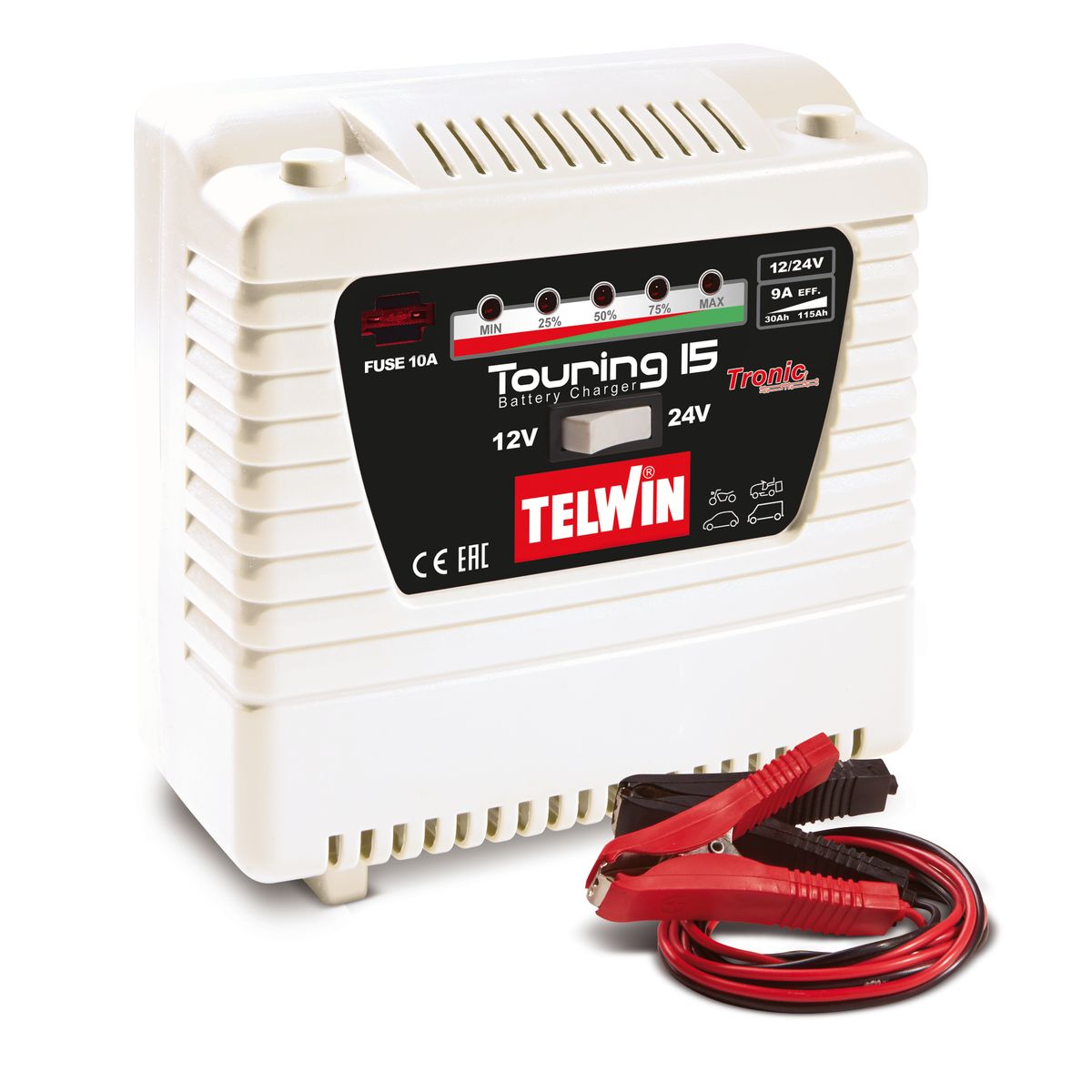 TELWIN TOURING 15 batterilader 12/24 V