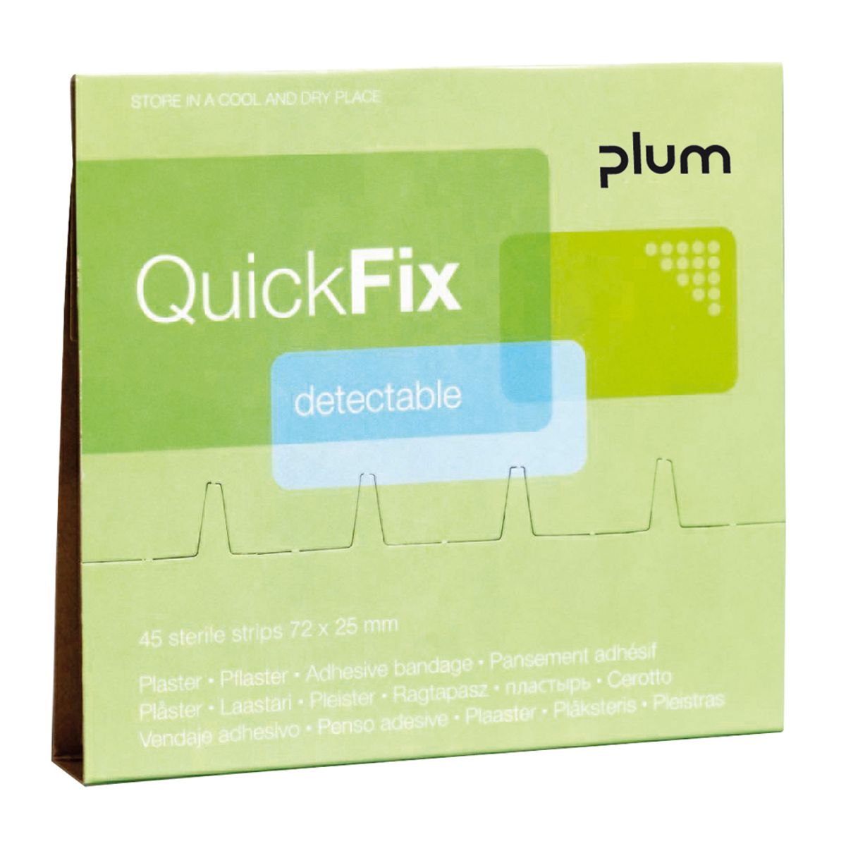 Plasterrefill Plum QuickFix - sporbar, med metalflade