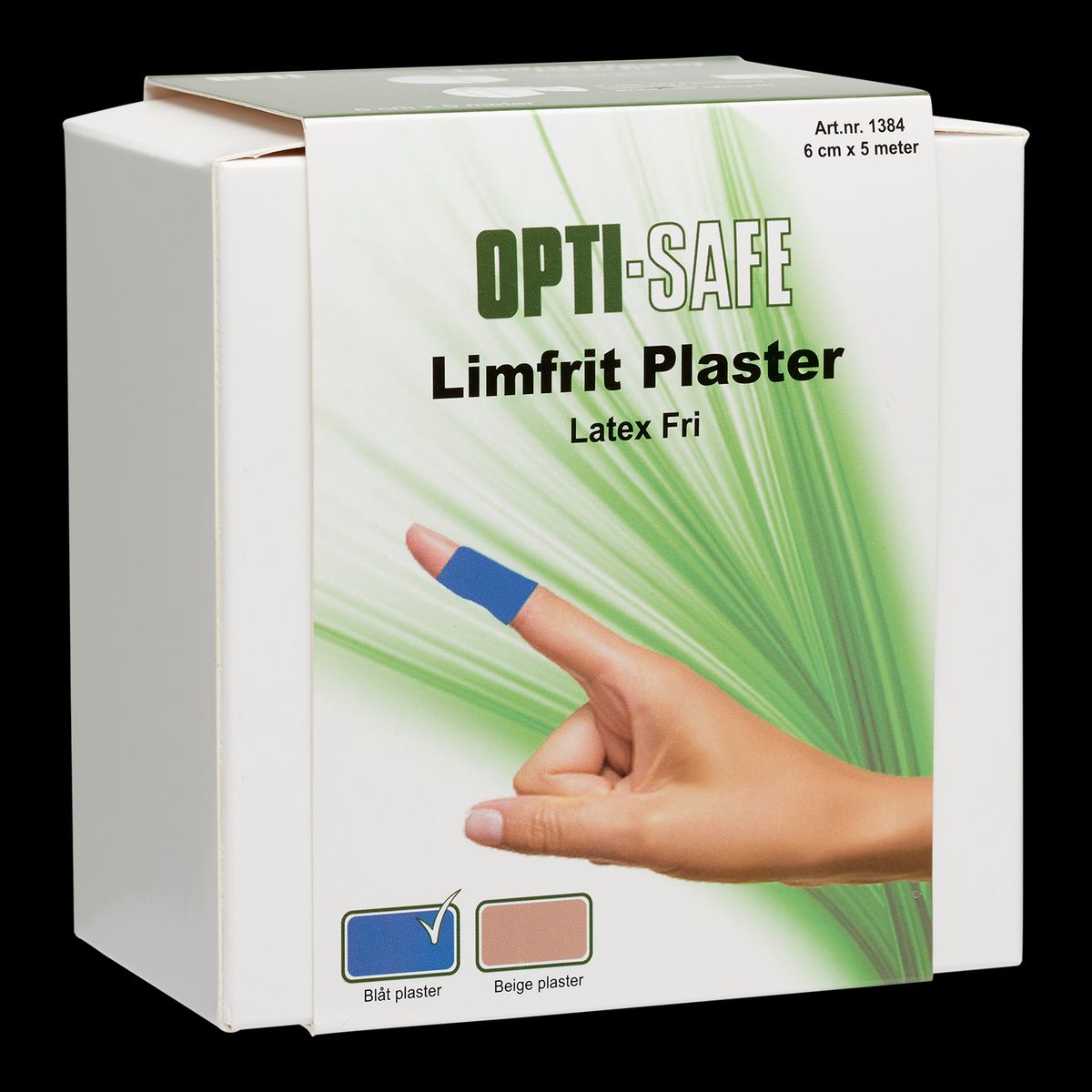 Plaster Opti-Safe - blå, 6 cm x 5 m