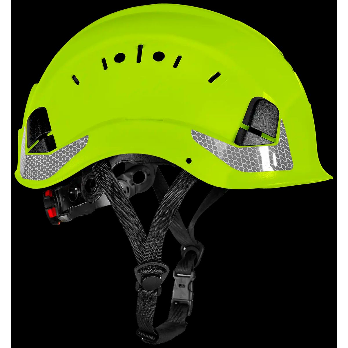 HelmIQ sikkerhedshjelm m/hagerem, vent., hi-vis Gul