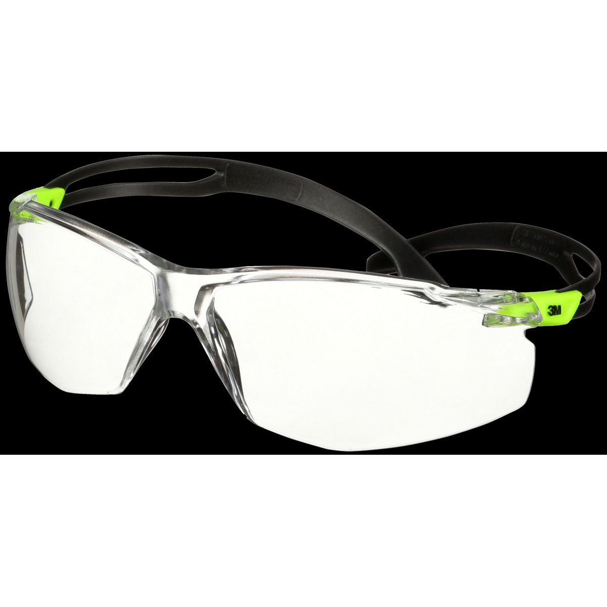 SecureFit 500 besk.brille, grøn stel/klar glas