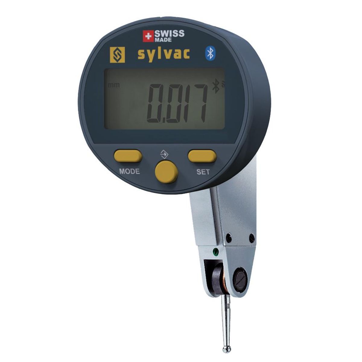 SYLVAC Digital vippeindikator S_Dial Test Smart 0,8x0,001 mm IP54 12,5 mm (805.4321) BT