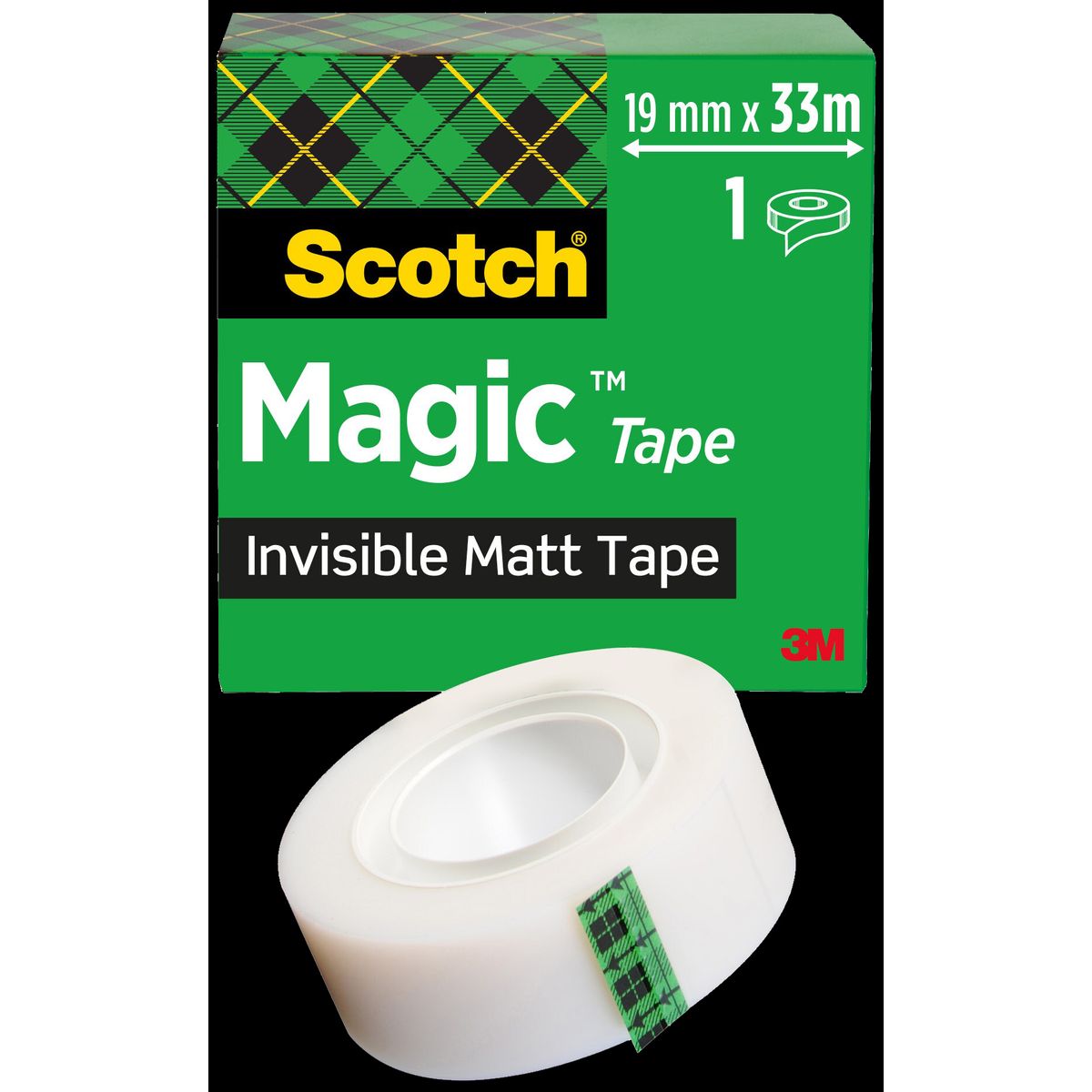 Scotch Magic tape mat 'englehud' 19mmÃ33m