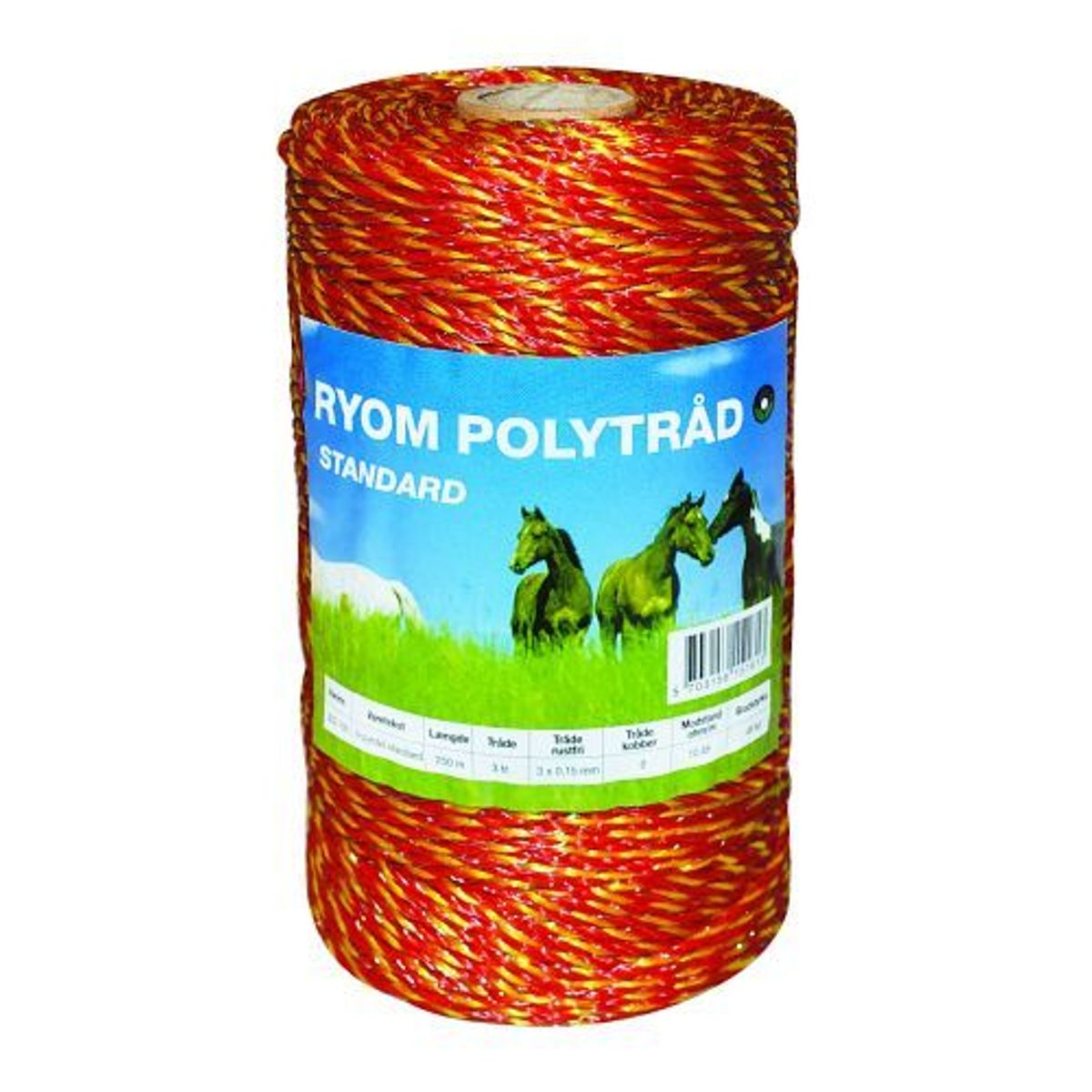 Polytråd orange 250 meter