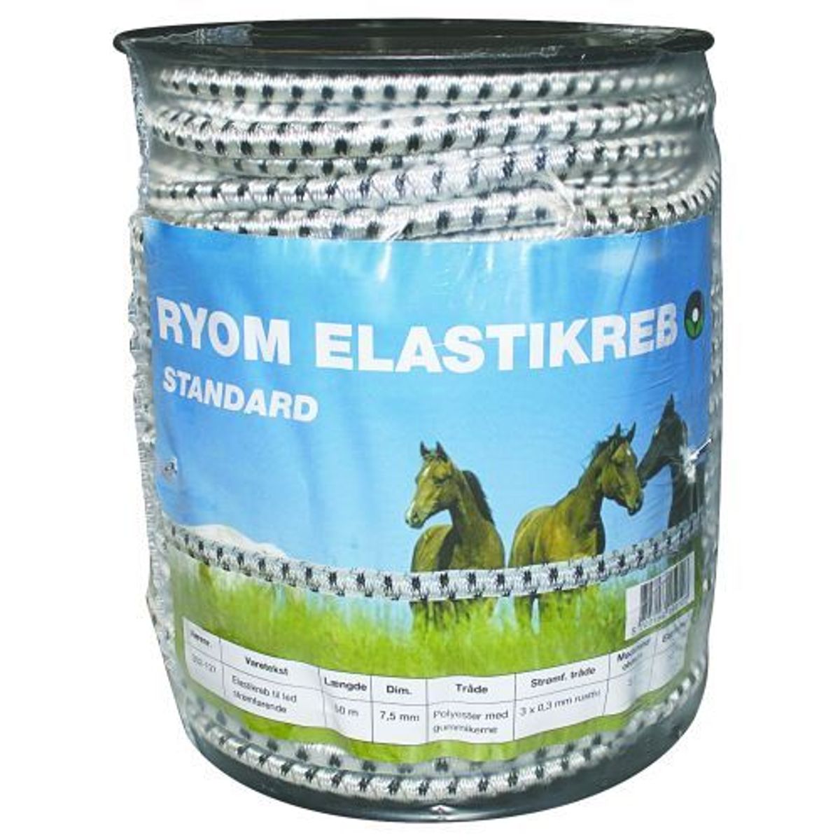 Elastikreb Std. Strømf. 7,5 mm 50 m