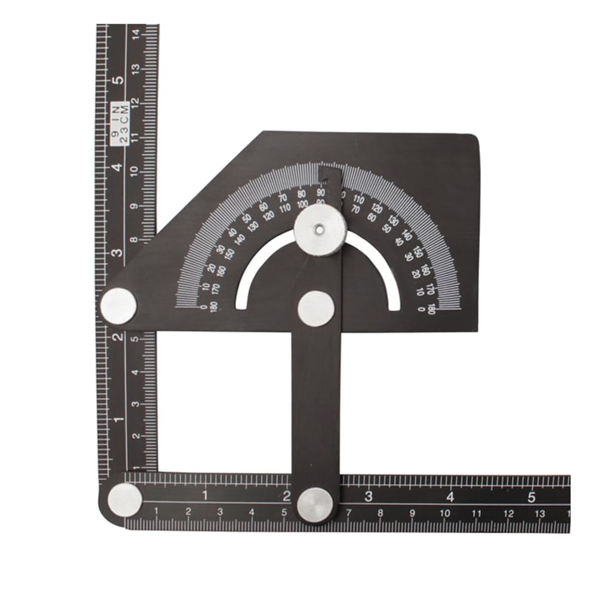 Vinkelmåler justerbar Aluminium 500x230 mm