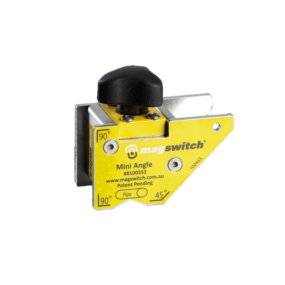 MAGSWITCH Mini Vinkel Svejsemagnet med 40 kg (Max.) magnetisk holdekraft (Sku 8100352)