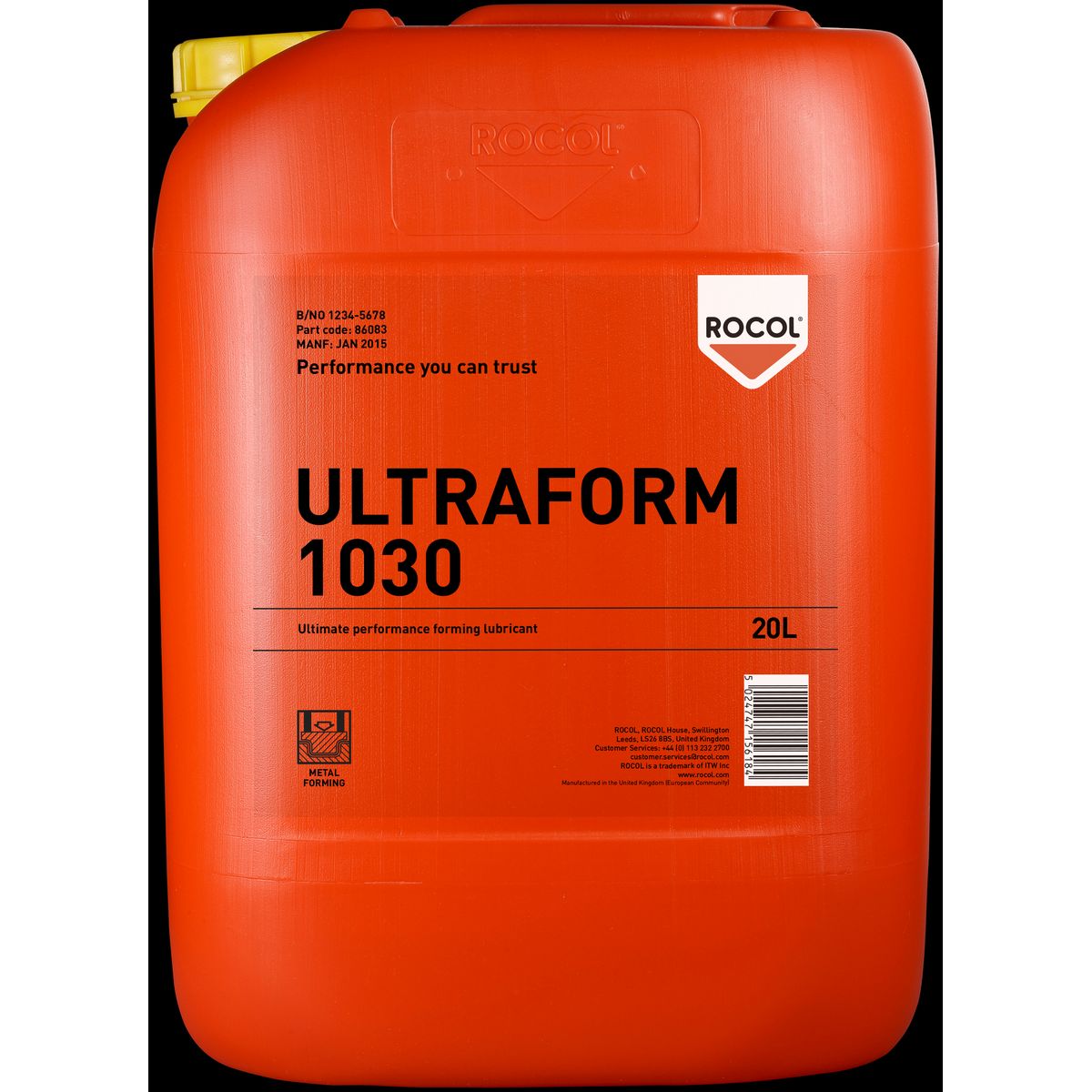 Rocol Ultraform 1030 træk- og stanseolie 20ltr