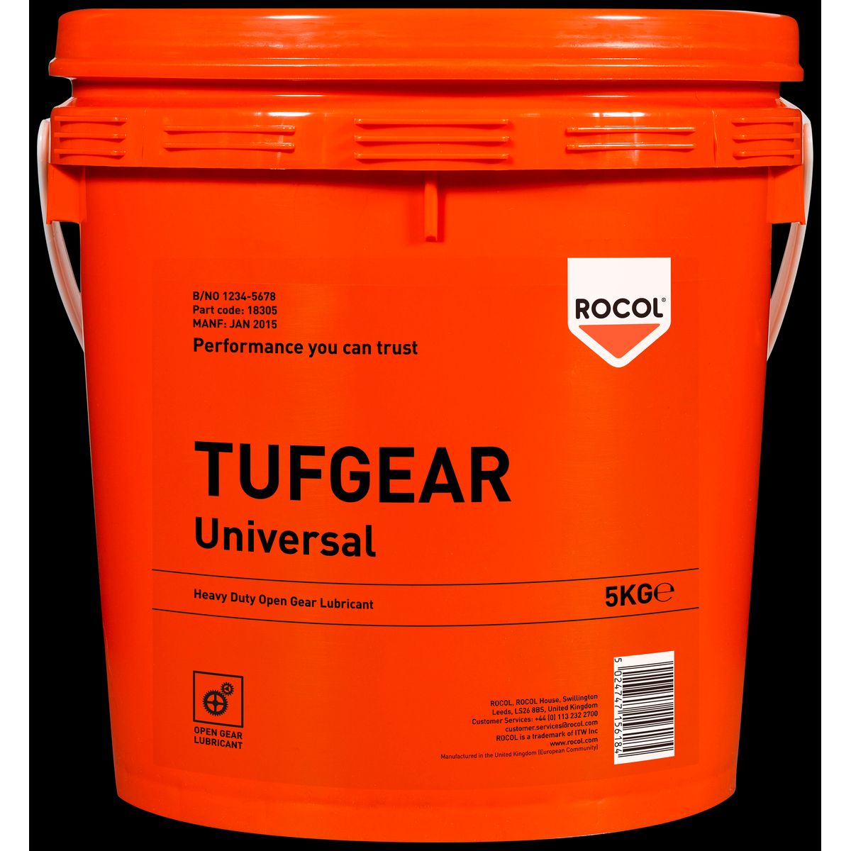 Rocol Tufgear Universal fedt t/åbne gear 5kg