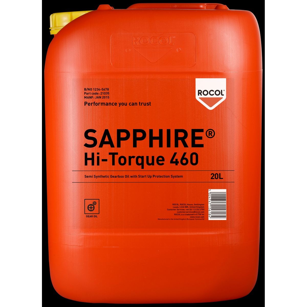 Rocol Sapphire Hi-Torque 460 gearolie 20ltr