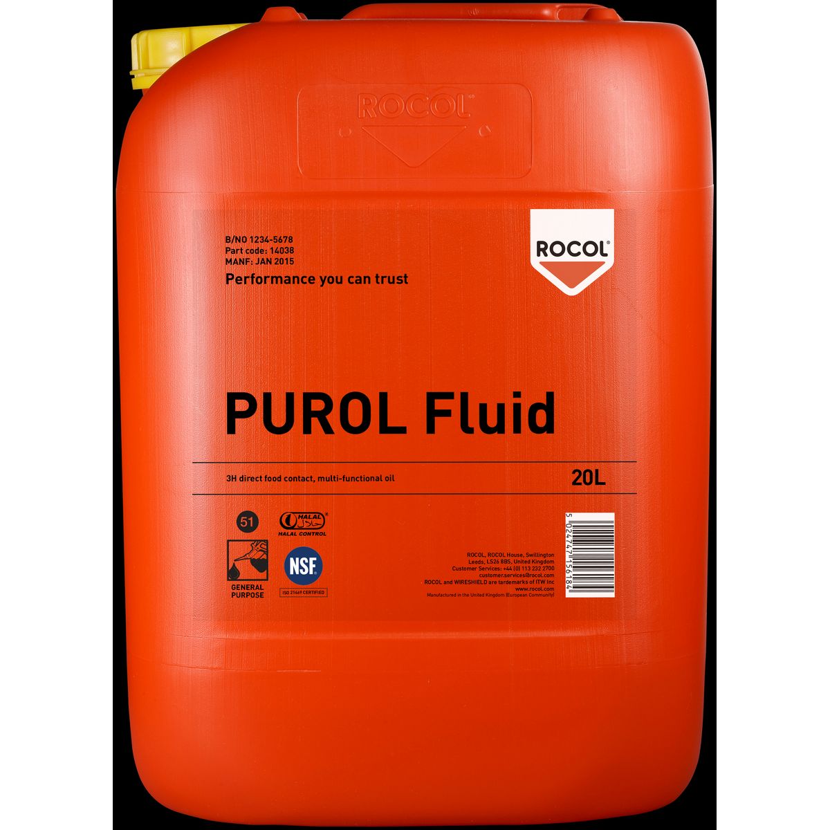 Rocol Purol Fluid fedt NSF-3H 20ltr