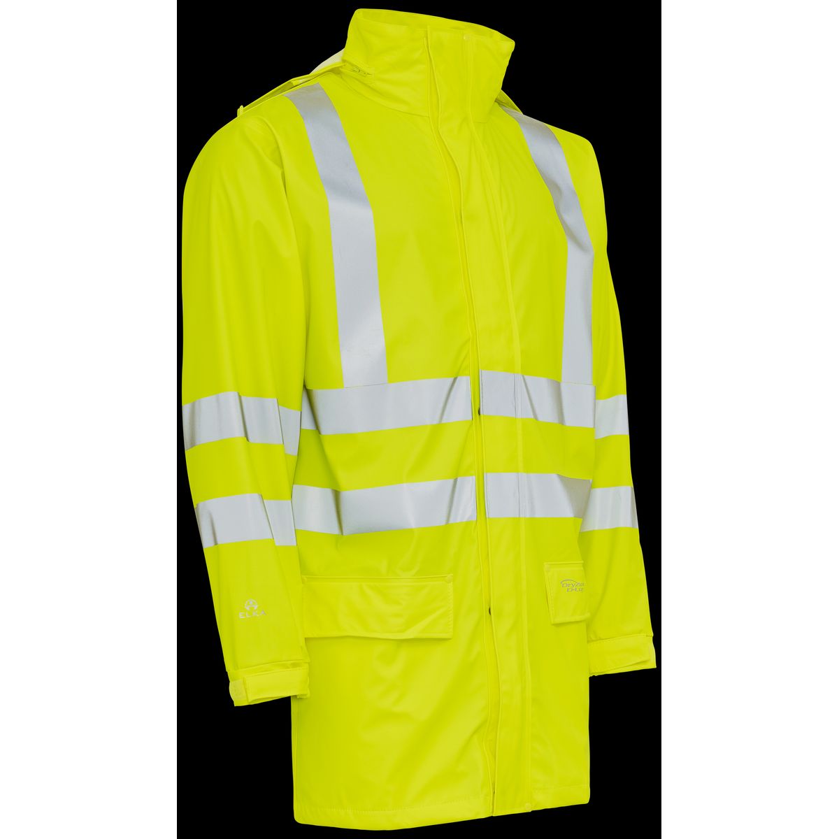 Hi-vis jakke lang m/ refleks 026301R gul Str. M