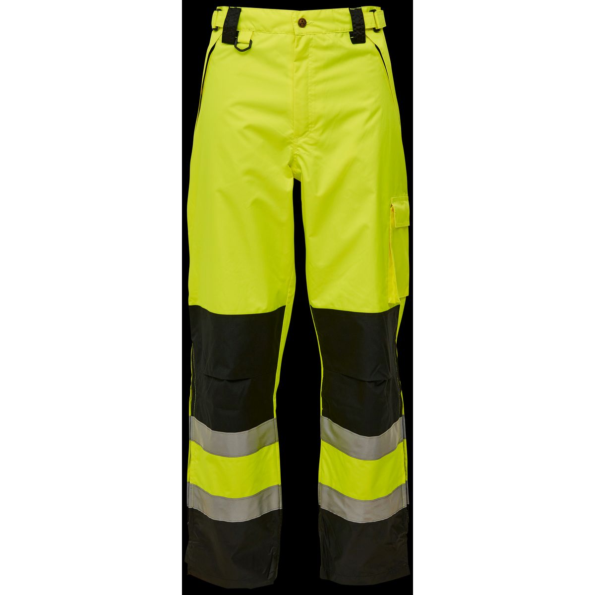 Hi-vis arbejdsbukser 082400R gul/sort Str. 5XL