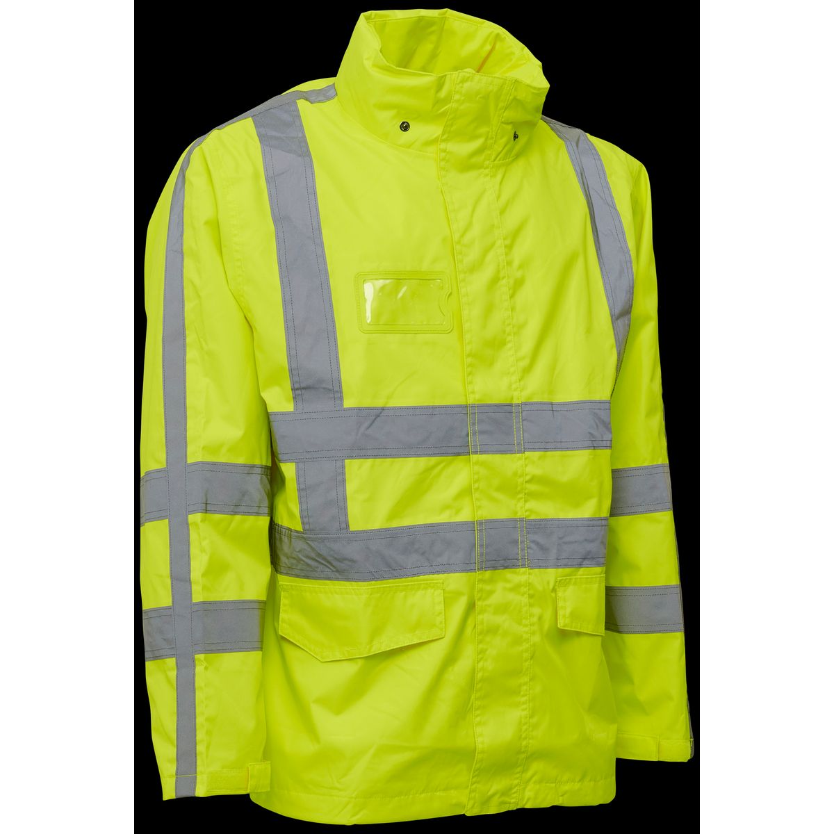 Hi-vis arbejdsregnjakke 086005R gul Str. 3XL