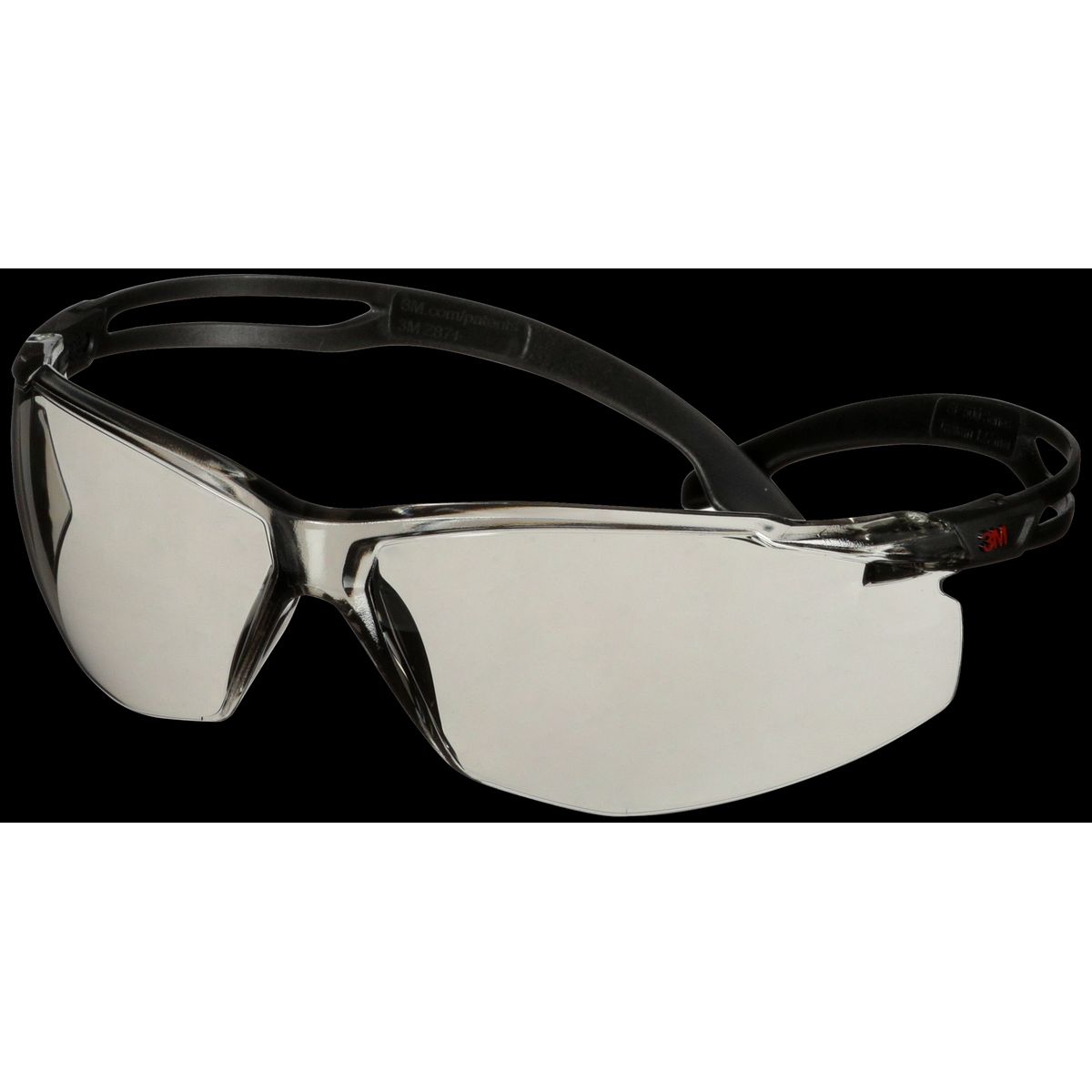 SecureFit 500 besk.brille, sort stel/lys grå glas