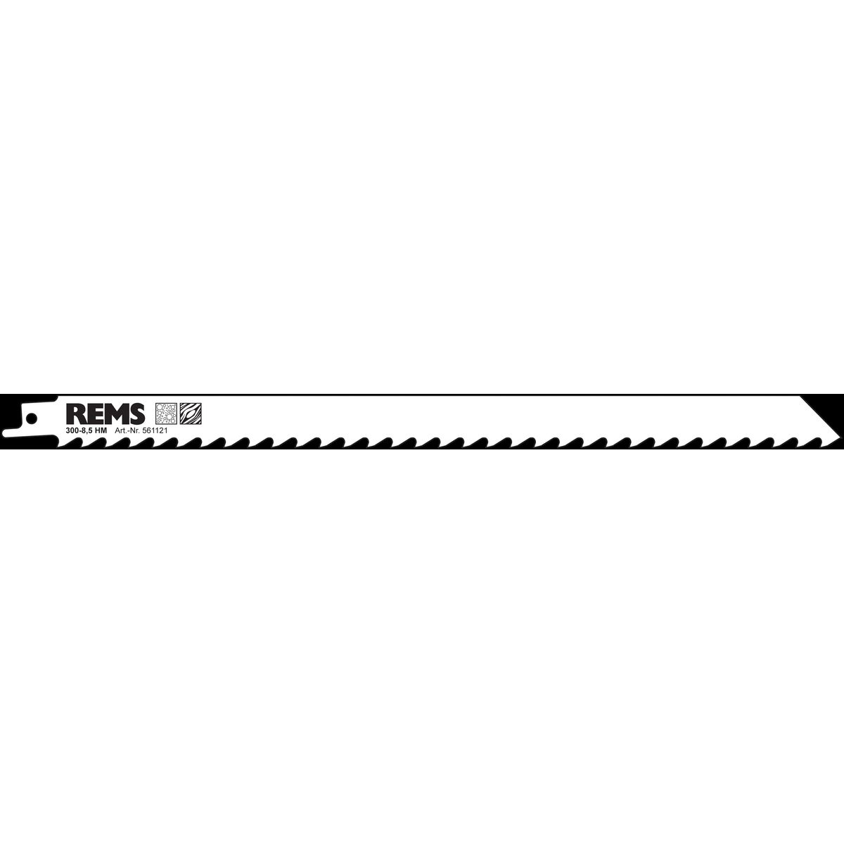 REMS bajonetsavklinge hårdt træ 300-8,5 1/pk