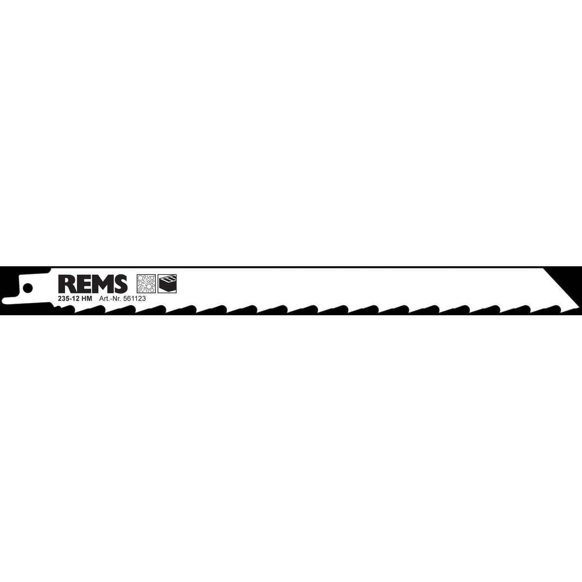 REMS bajonetsavklinge hårdt træ 235-10,2 1/pk