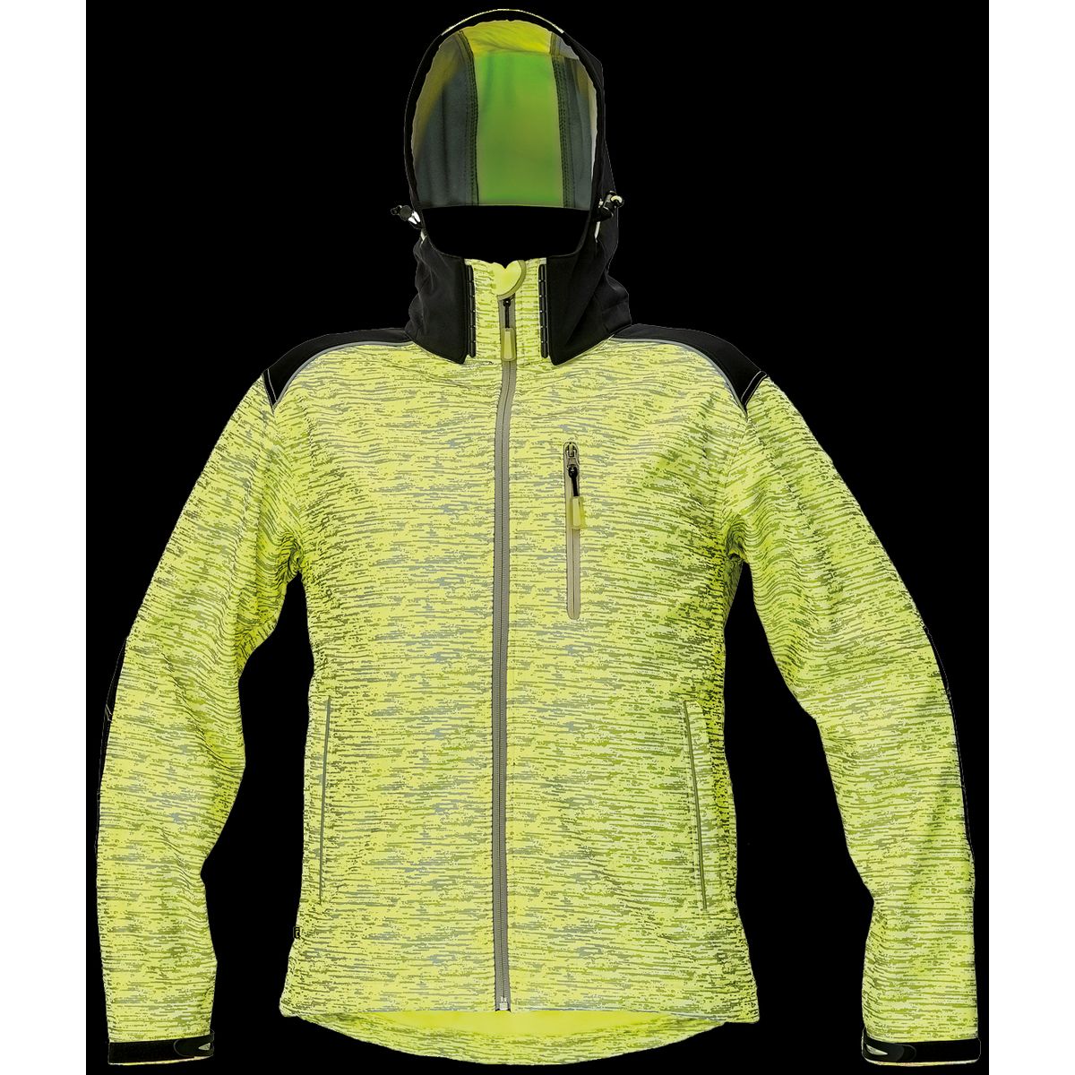 Knoxfield softshell jakke Hi-viz gul L