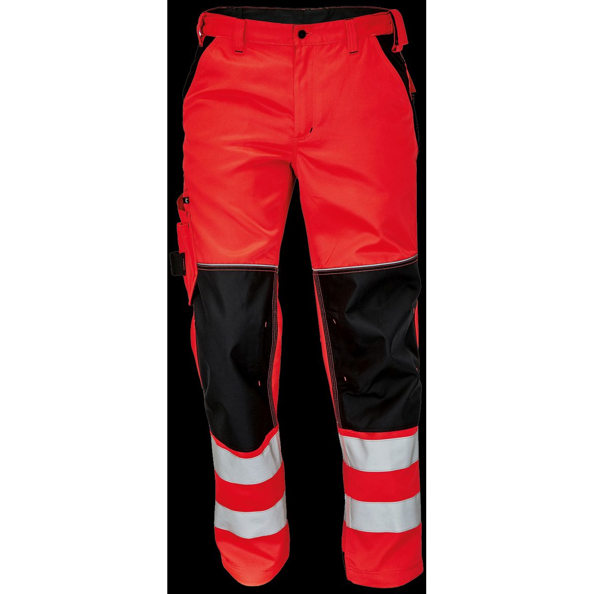 Knoxfield arbejdsbukser Hi-viz rød st. 60