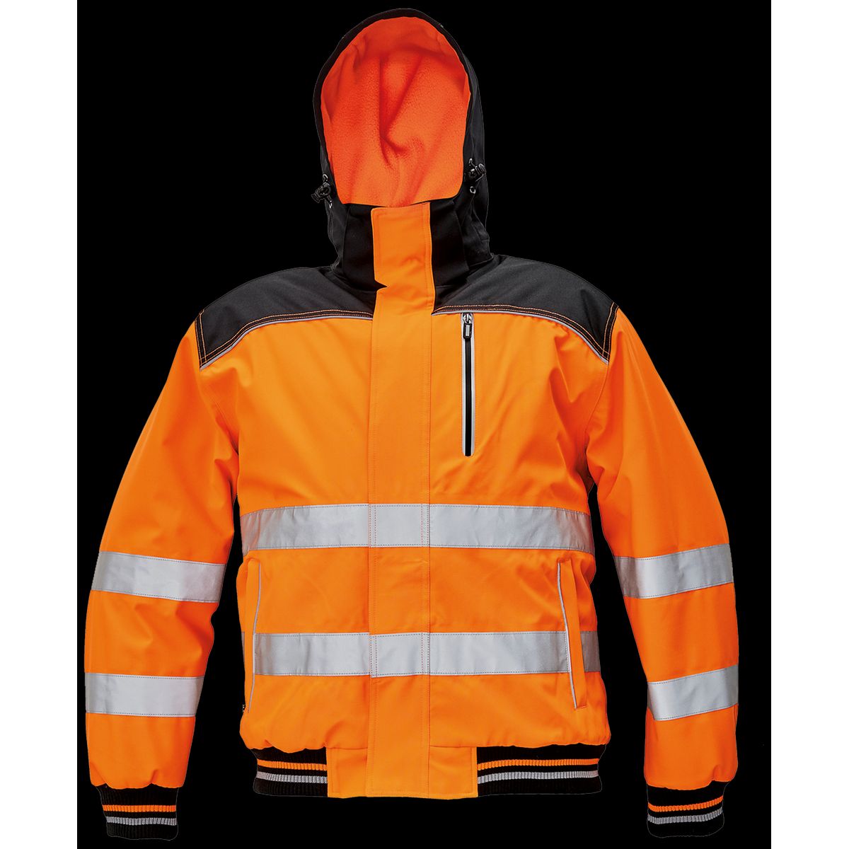 Knoxfield vinterjakke hi-viz orange st. XL