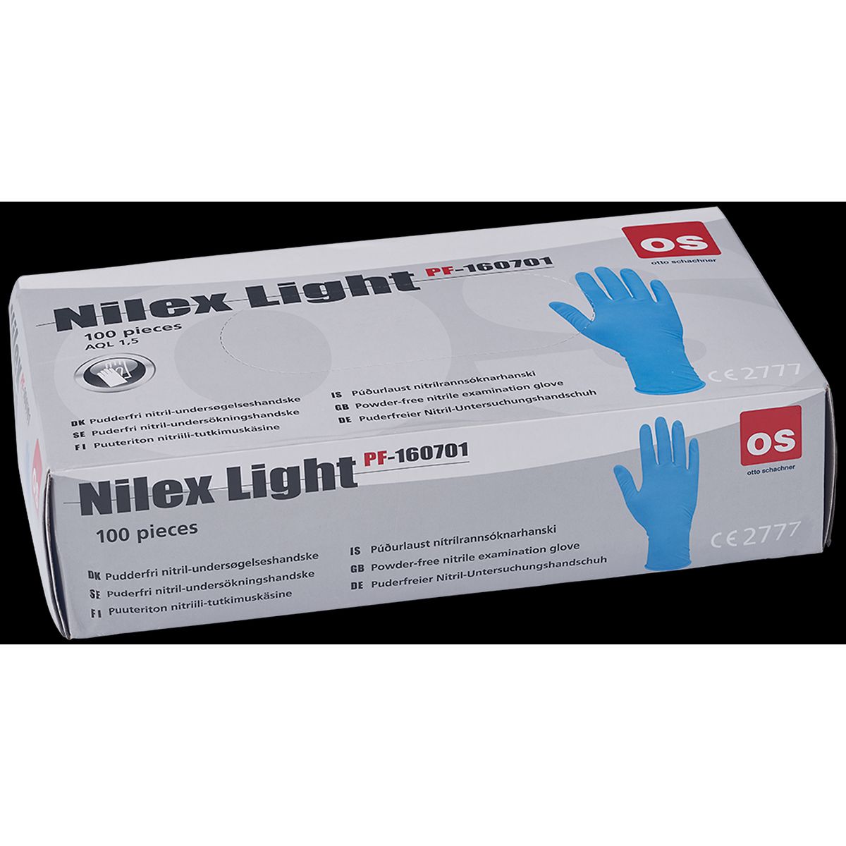 Nilex Light eng.handske nitril pf 1607-11, pk/100