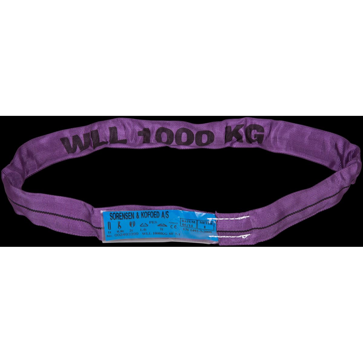 Rundsling EN 1492-2 1 ton violet 4m