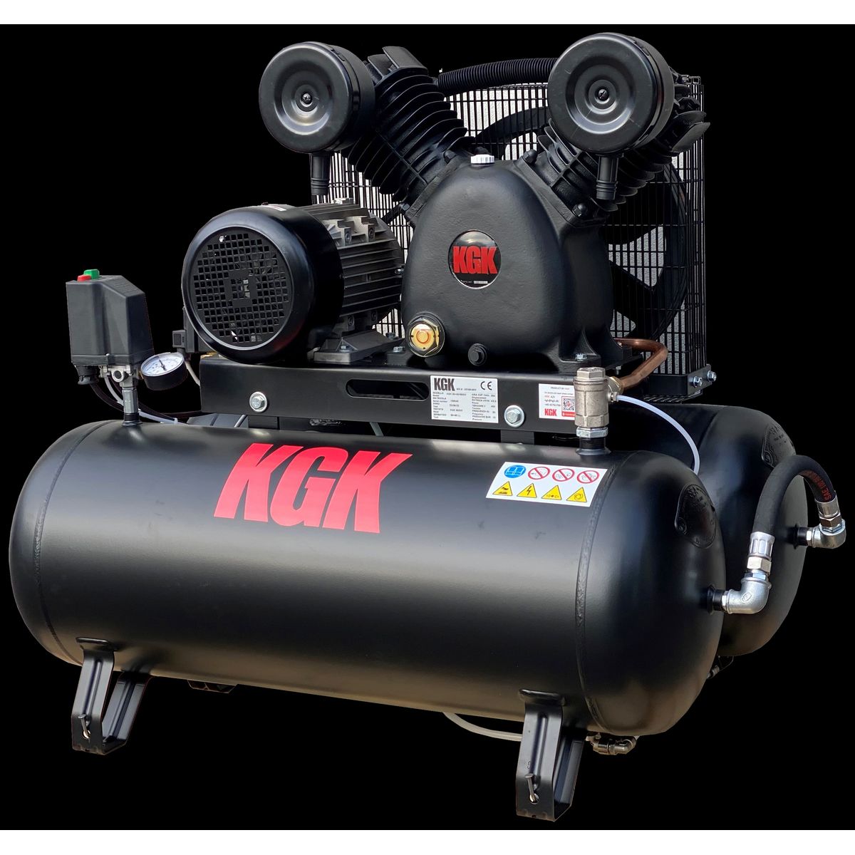 Kompressor 90+90/55SW 450l/m 5,5HK 400V 2Ã90l tank