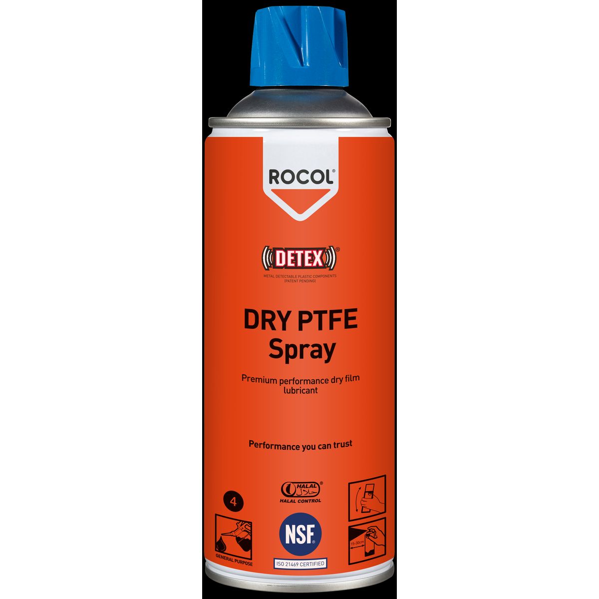 Rocol Tørfilm Dry PTFE spray 400ml