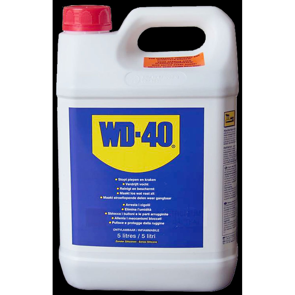 WD-40 multiolie, 5 ltr. dunk