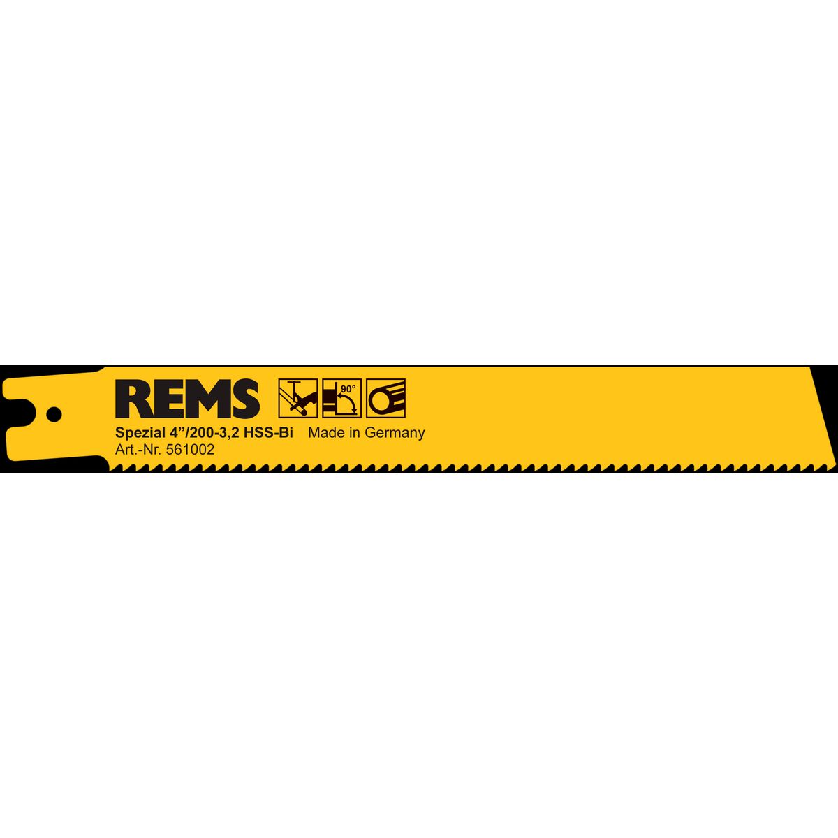 REMS rør-bajonetsavklinge special 4"/200-3,2 5/pk