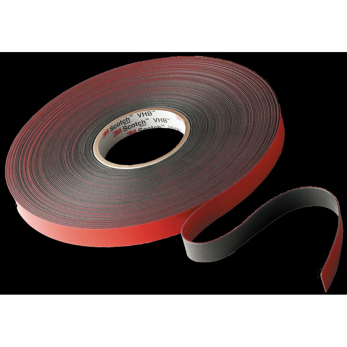 VHB skumtape 4611F 25Ã1,1mm Ã 33mtr mørkegrå