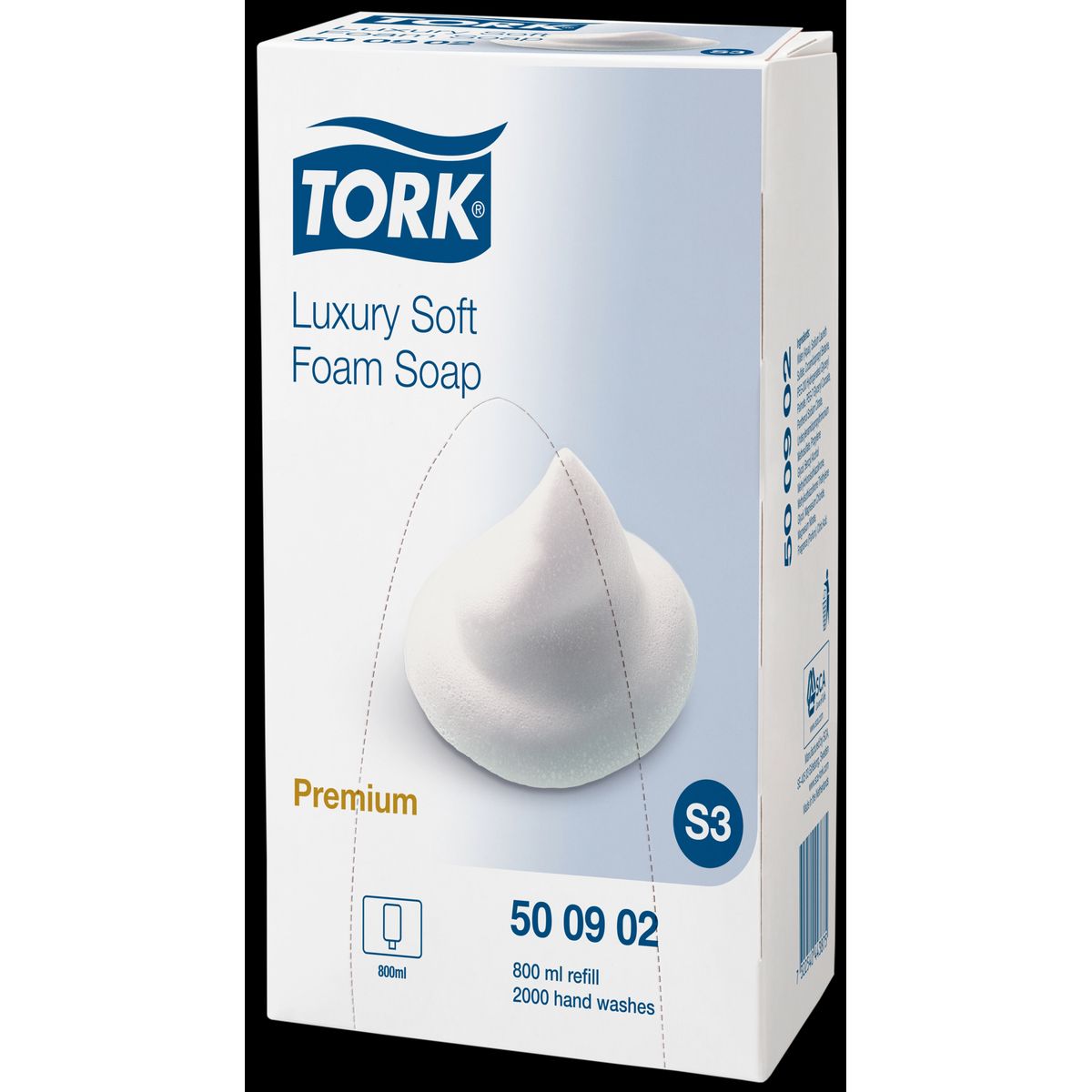 Tork skumsæbe Premium luksus m/parf. S3, 4Ã800 ml