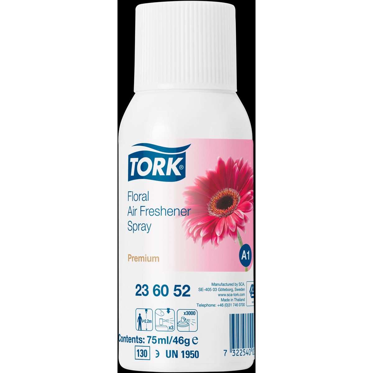 Tork luftfrisker Premium blomster spray, 12Ã75ml