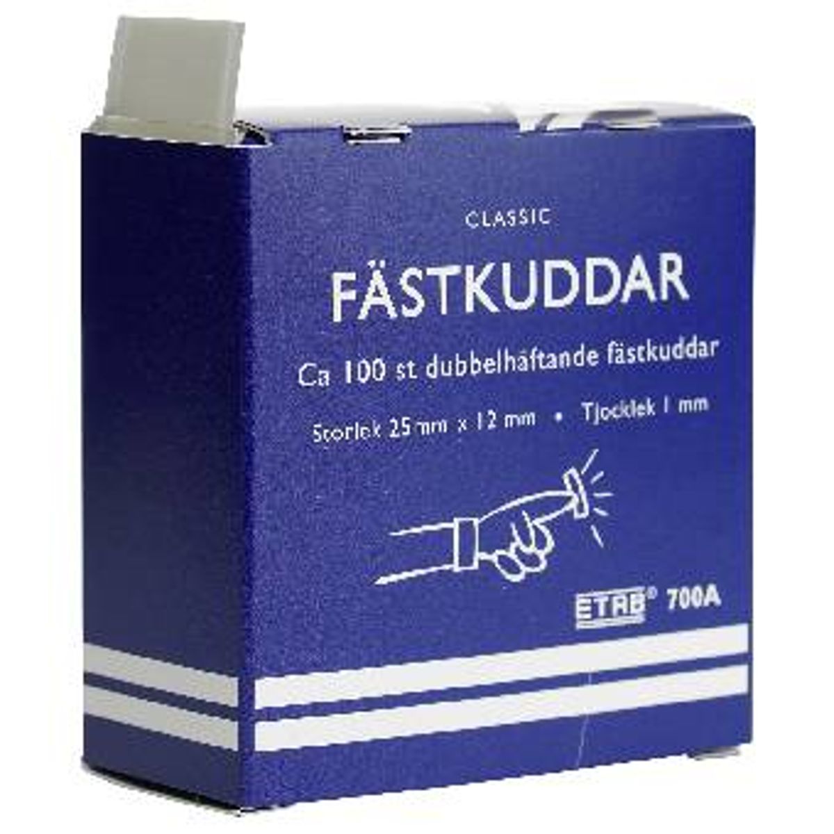 Fästkuddar 700a12mmx25mm 100st